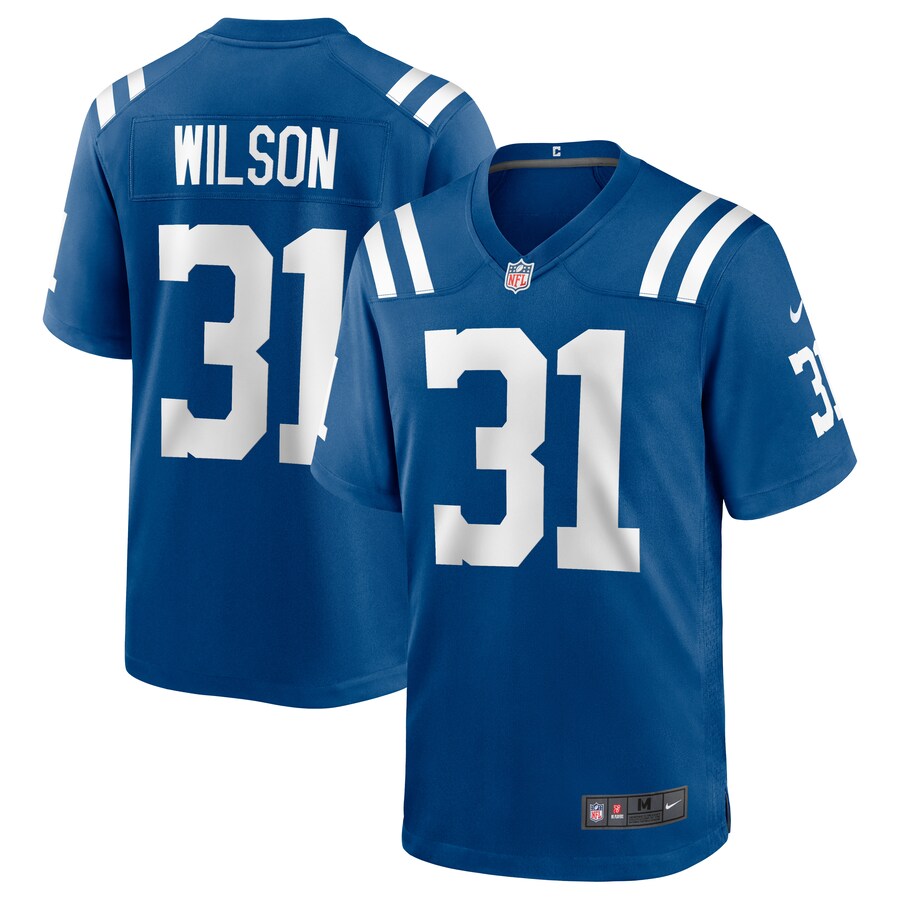 Indianapolis Colts Tavon Wilson Game Royal Football Jersey product image