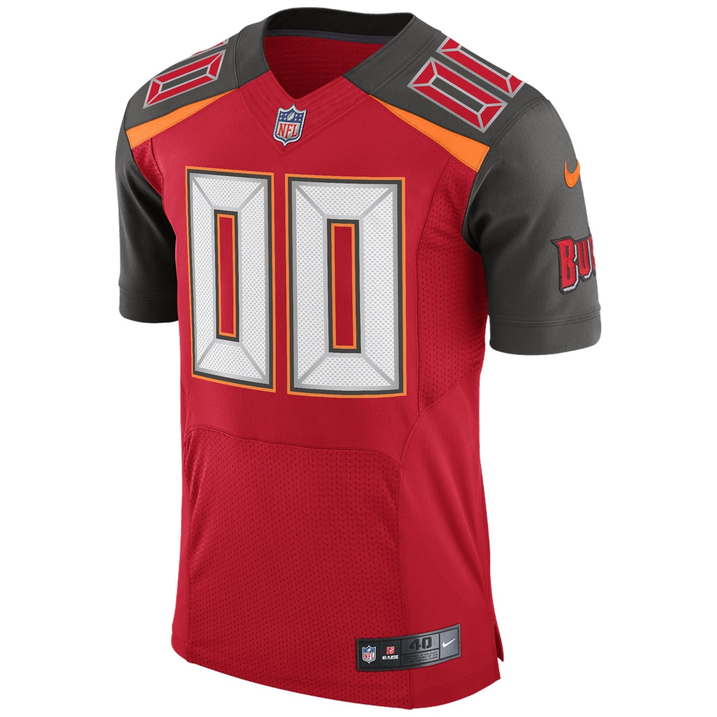 Tampa Bay Buccaneers Red Speed Machine Custom Red Football Jersey product image