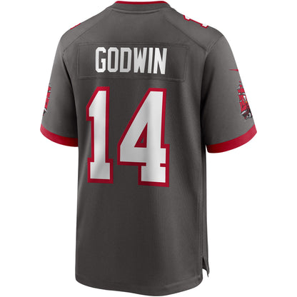 Tampa Bay Buccaneers Chris Godwin Pewter Alternate Game Football Jersey product image