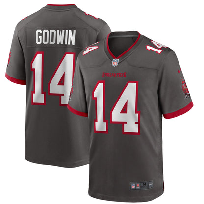 Tampa Bay Buccaneers Chris Godwin Pewter Alternate Game Football Jersey product image