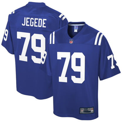Indianapolis Colts Jegs Jegede Pro Line Big & Tall Team Color Royal Football Jersey product image