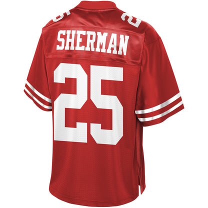 San Francisco 49ers Richard Sherman 1967 Pro Line Scarlet Football Jersey product image