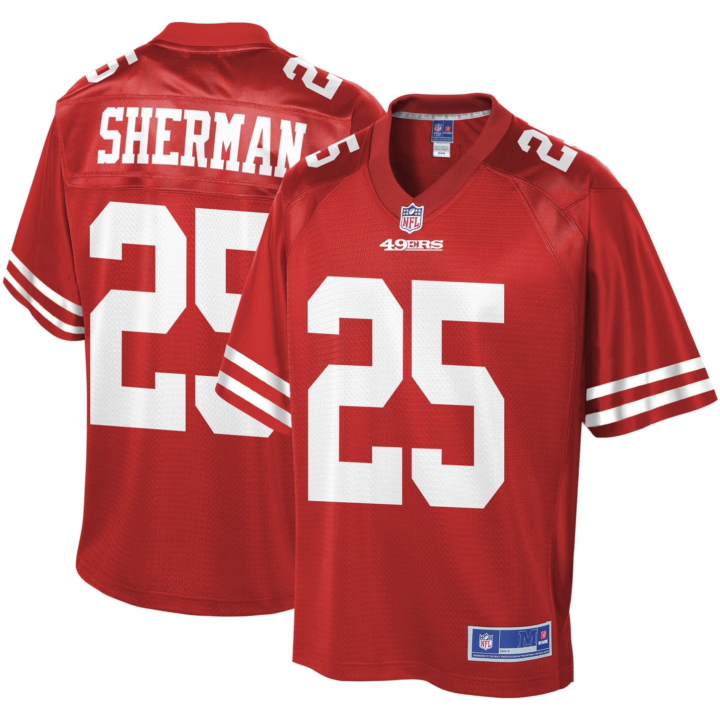 San Francisco 49ers Richard Sherman 1967 Pro Line Scarlet Football Jersey product image