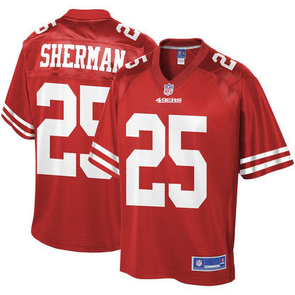 San Francisco 49ers Richard Sherman 1967 Pro Line Scarlet Football Jersey product image