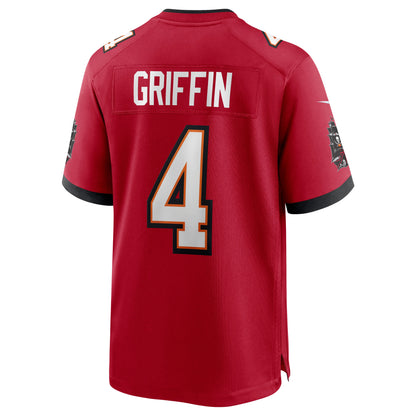 Tampa Bay Buccaneers Ryan Griffin Game Red Football Jersey product image