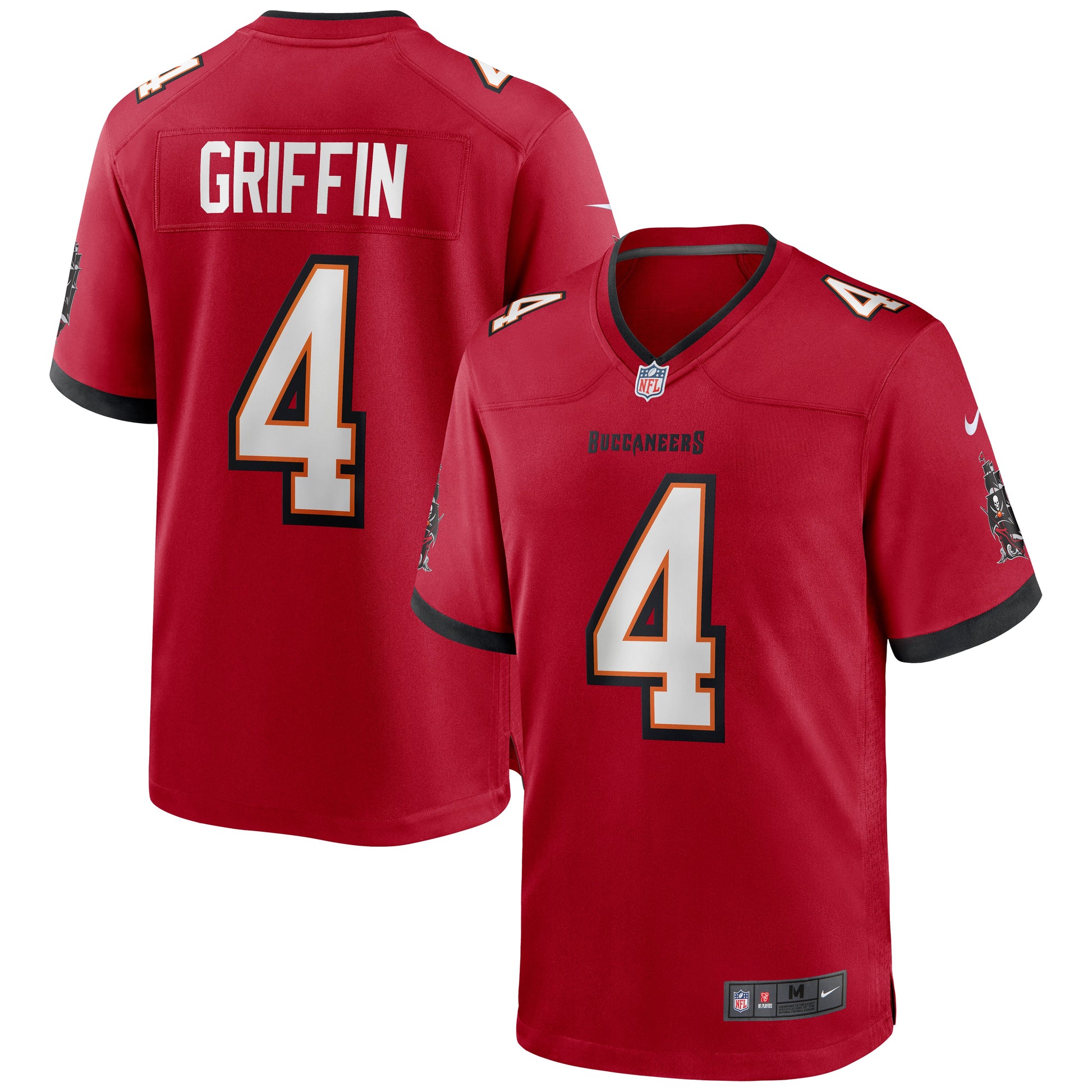 Tampa Bay Buccaneers Ryan Griffin Game Red Football Jersey product image