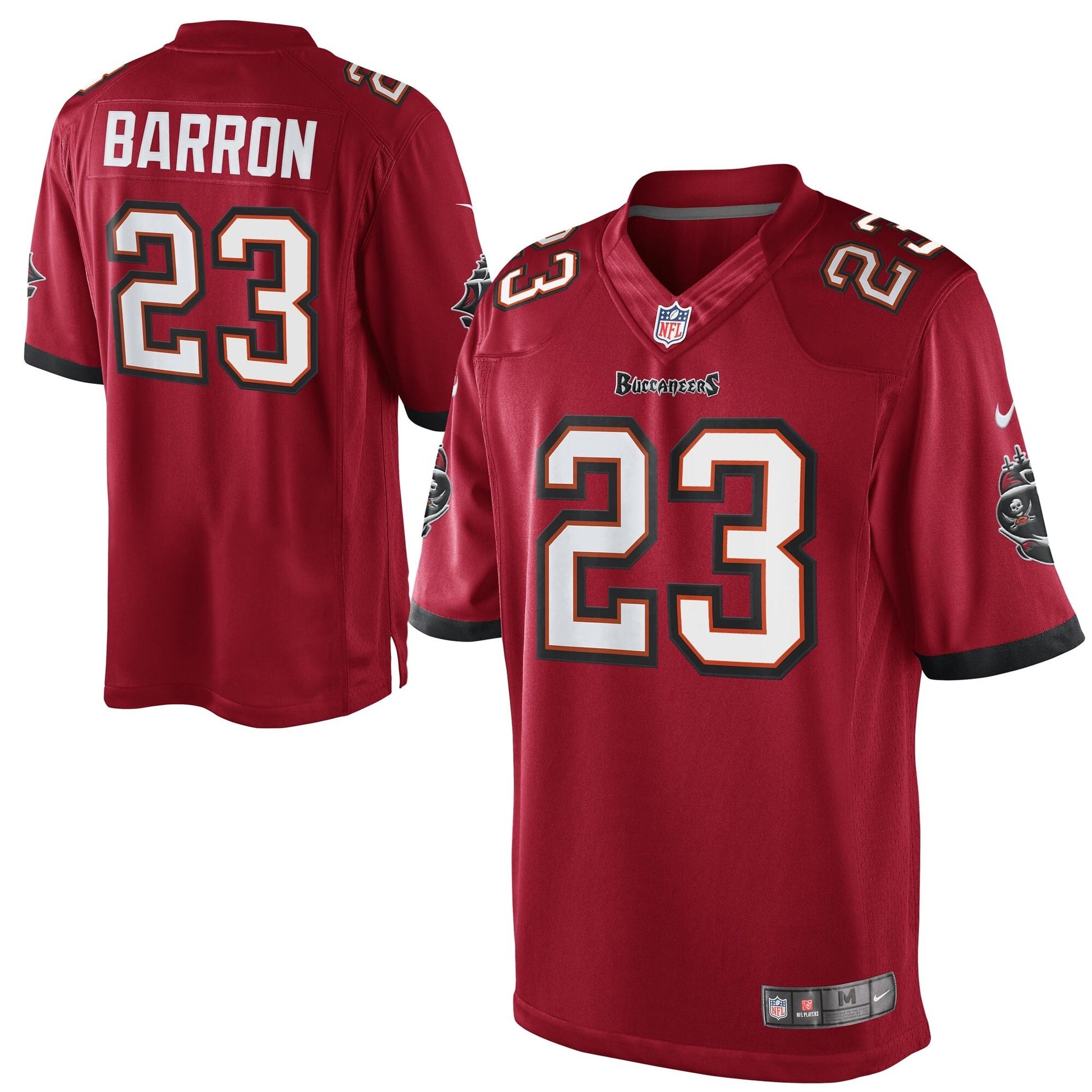 Tampa Bay Buccaneers Historic Logo 1901 Limited Red Football Jersey product image