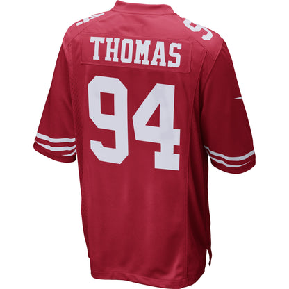 San Francisco 49ers Solomon Thomas 1966 Game Scarlet Football Jersey product image