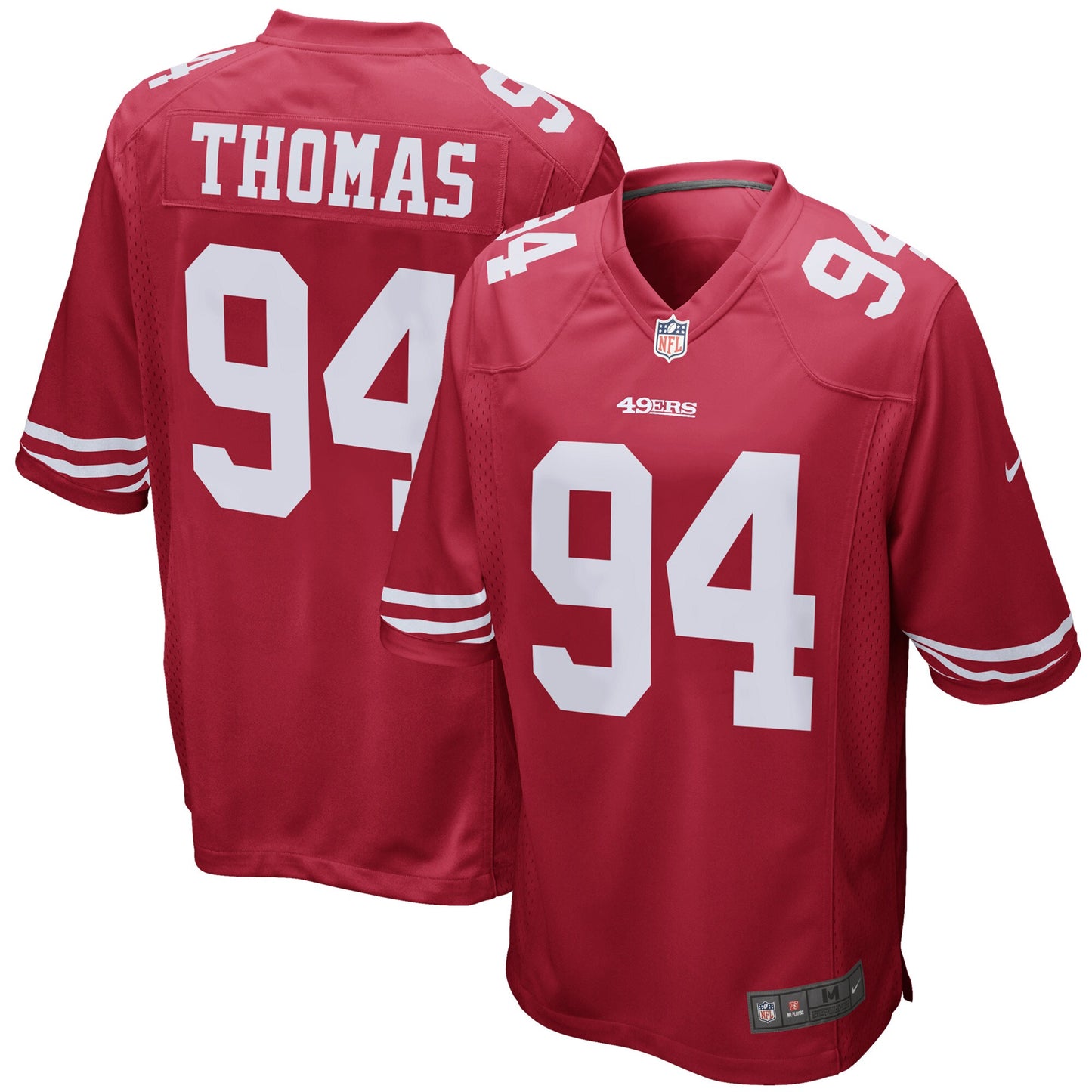 San Francisco 49ers Solomon Thomas 1966 Game Scarlet Football Jersey product image
