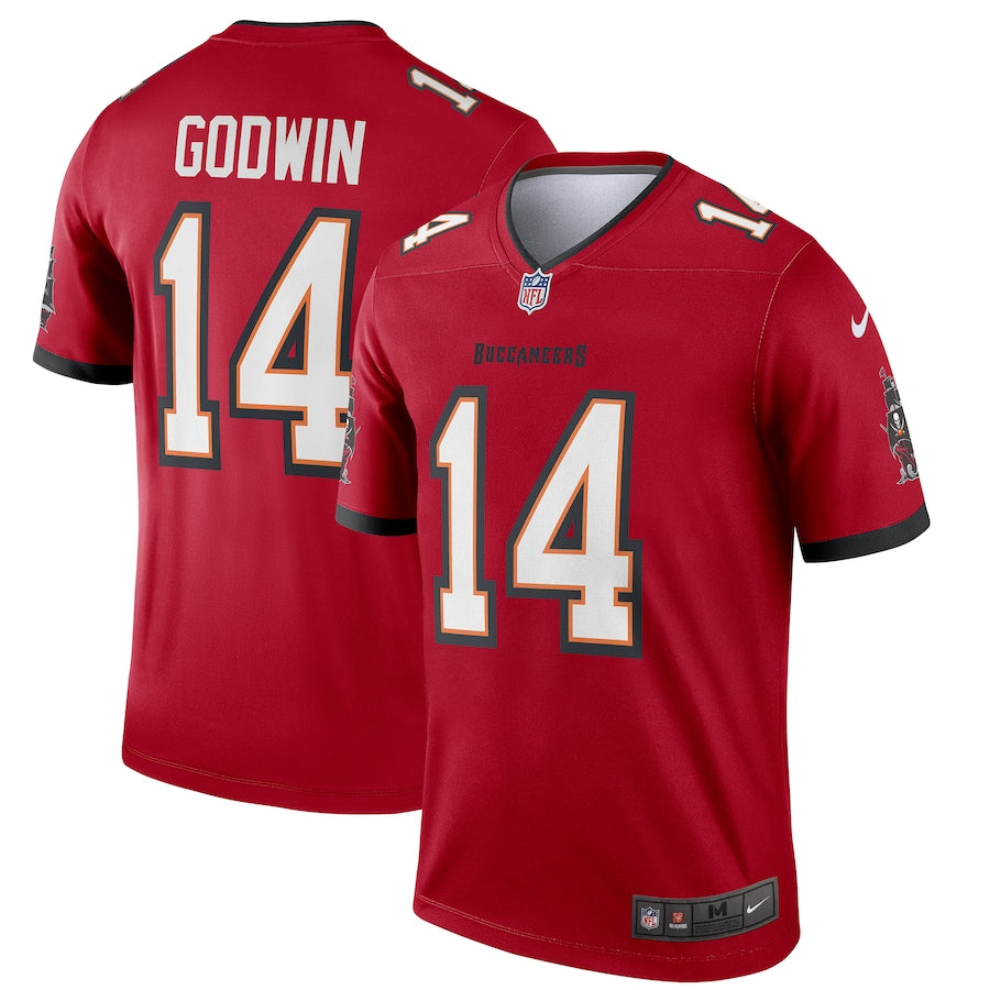 Tampa Bay Buccaneers Chris Godwin Red Football Jersey product image