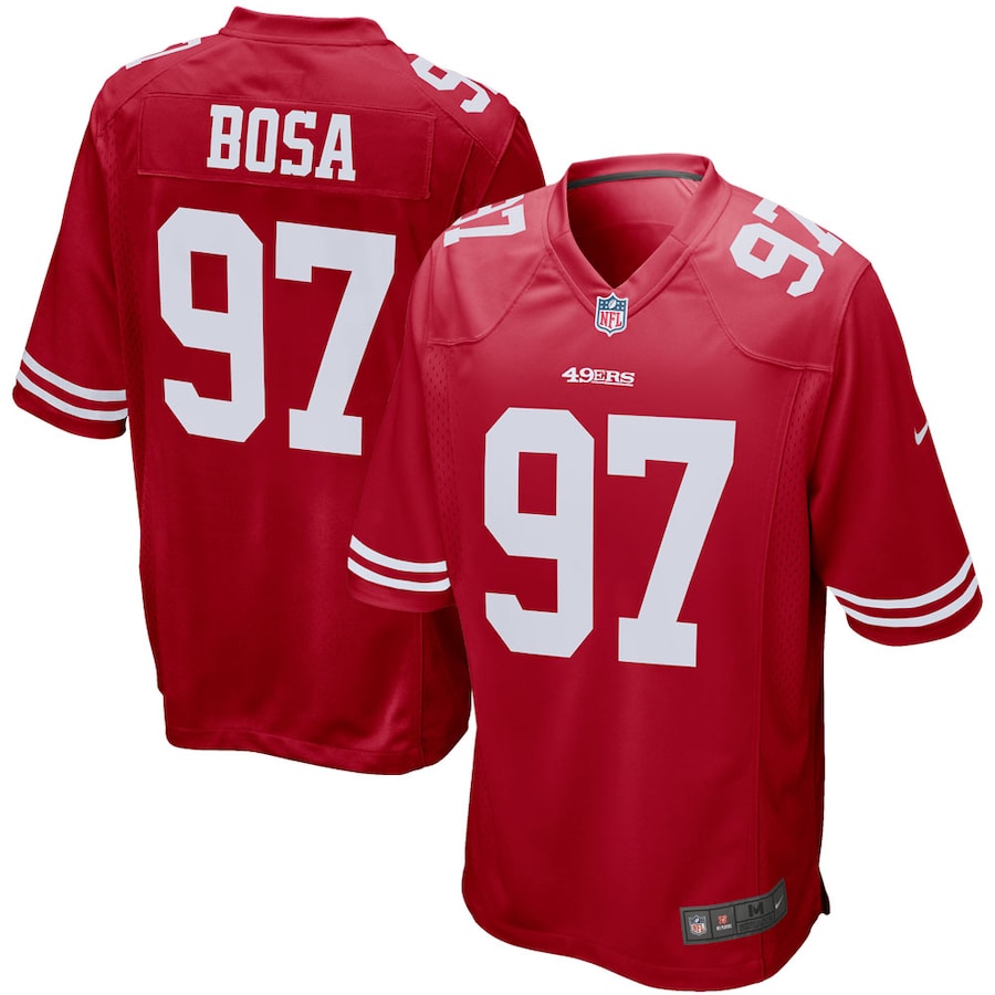 San Francisco 49ers 1911 Game Scarlet Football Jersey product image
