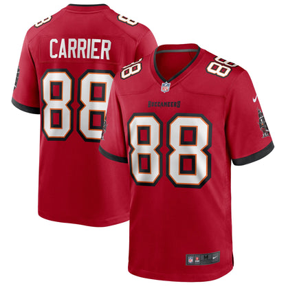 Tampa Bay Buccaneers Mark Carrier Game Red Football Jersey product image