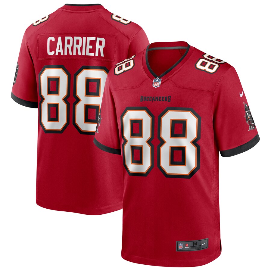 Tampa Bay Buccaneers Mark Carrier Game Red Football Jersey product image