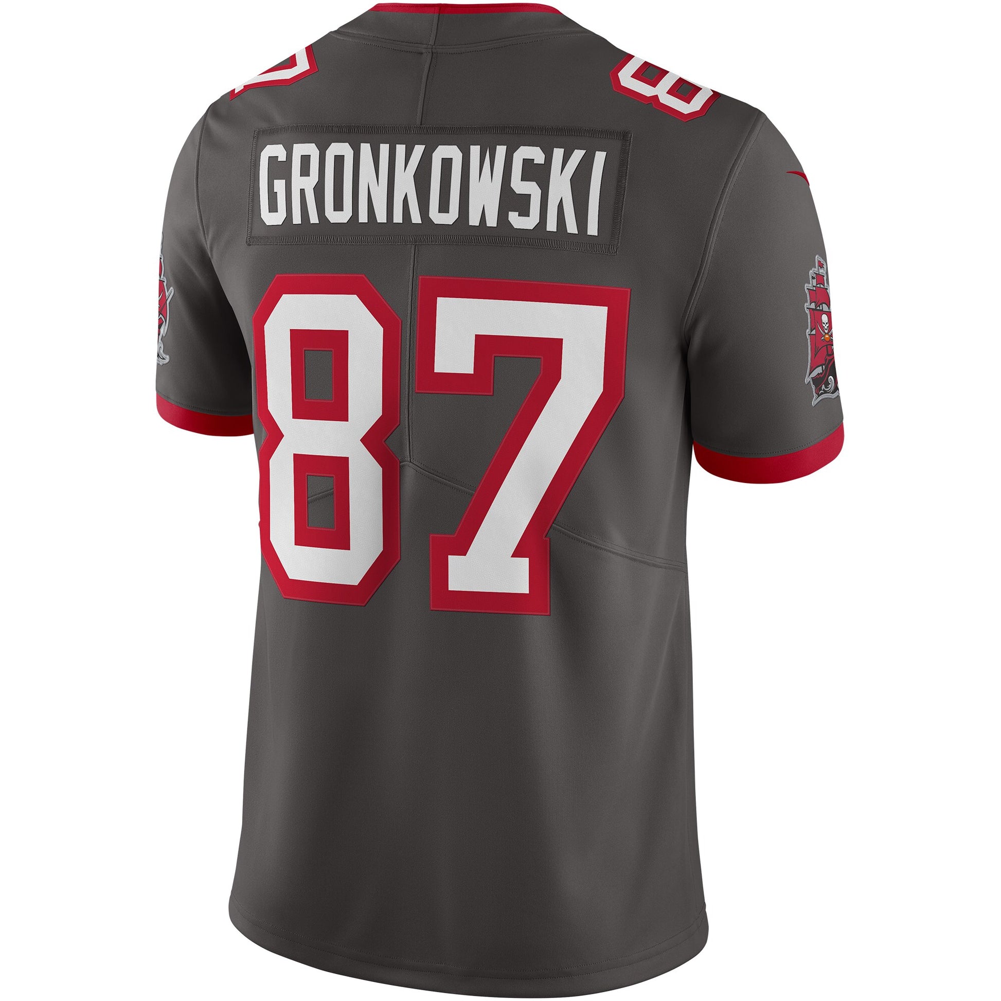 Tampa Bay Buccaneers Rob Gronkowski Pewter Alternate Limited Football Jersey product image