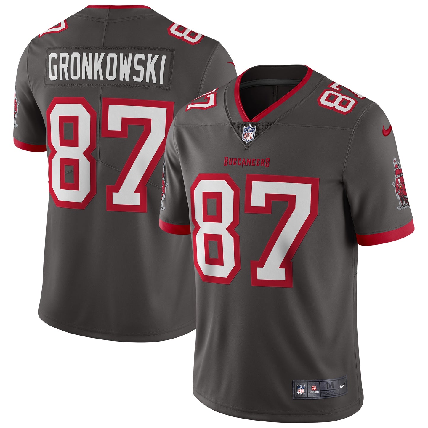 Tampa Bay Buccaneers Rob Gronkowski Pewter Alternate Limited Football Jersey product image