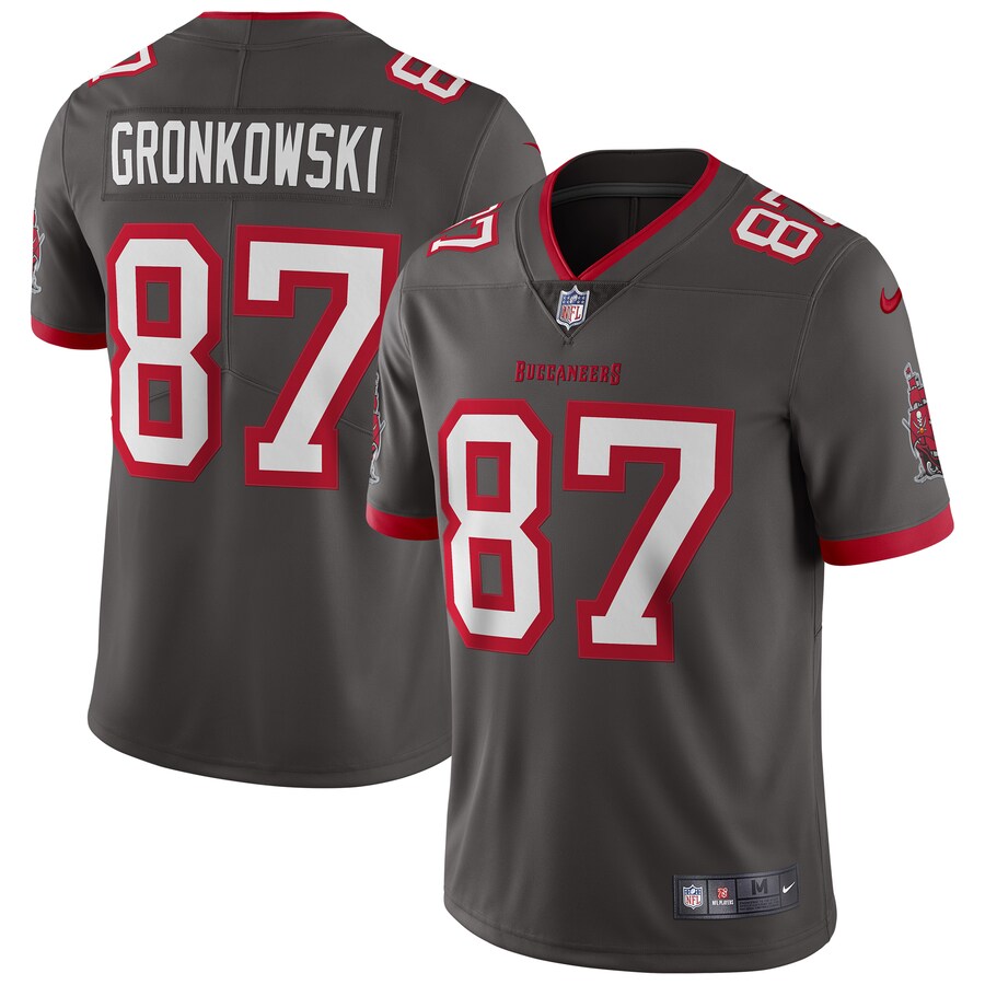 Tampa Bay Buccaneers Rob Gronkowski Pewter Alternate Limited Football Jersey product image