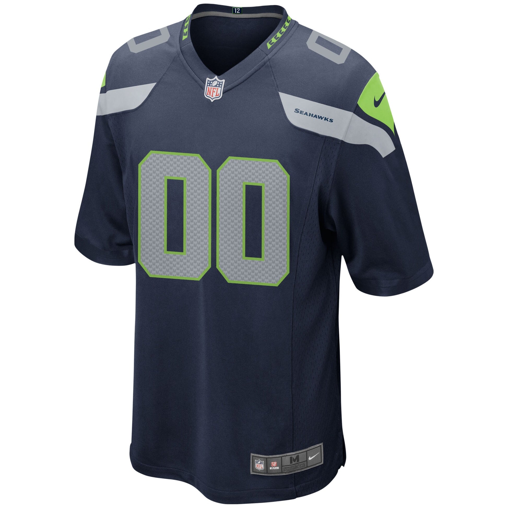Seattle Seahawks College 1981 Custom Game Navy Football Jersey product image