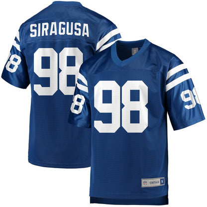 Indianapolis Colts Tony Siragusa Pro Line Royal Football Jersey product image