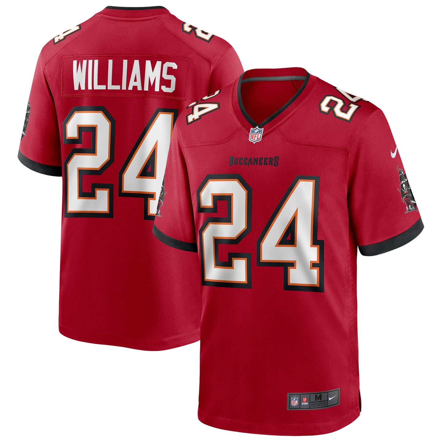 Tampa Bay Buccaneers Cadillac Williams Game Red Football Jersey product image