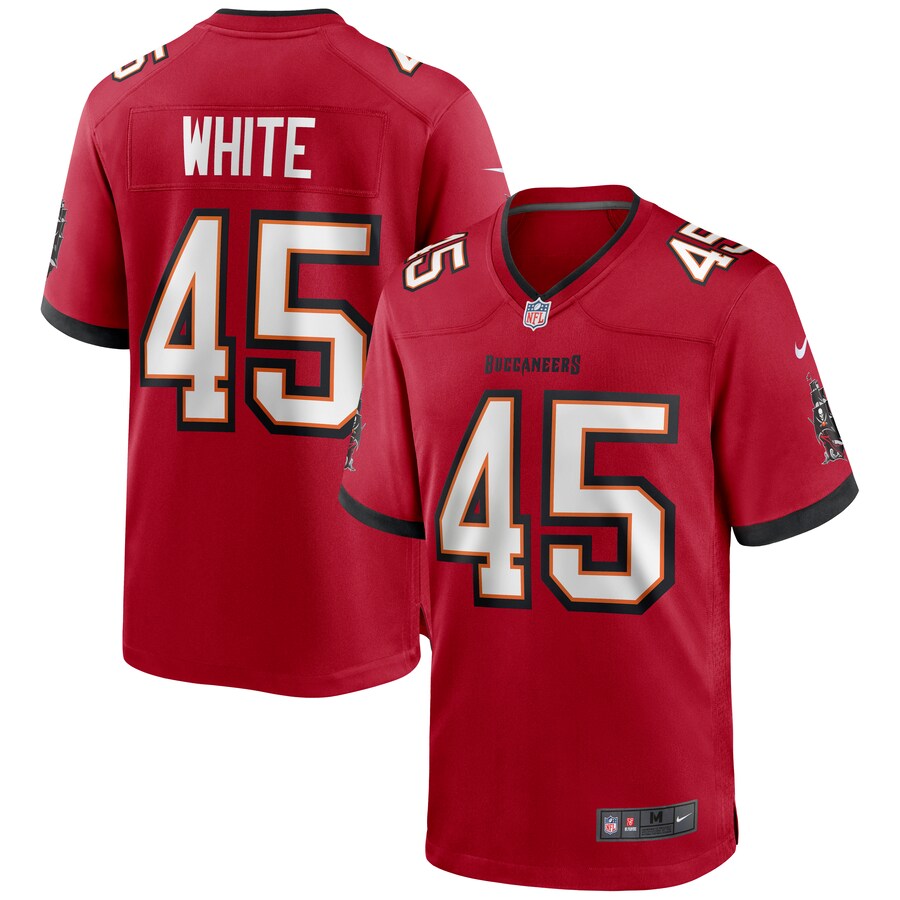 Tampa Bay Buccaneers Devin Game White Football Jersey product image