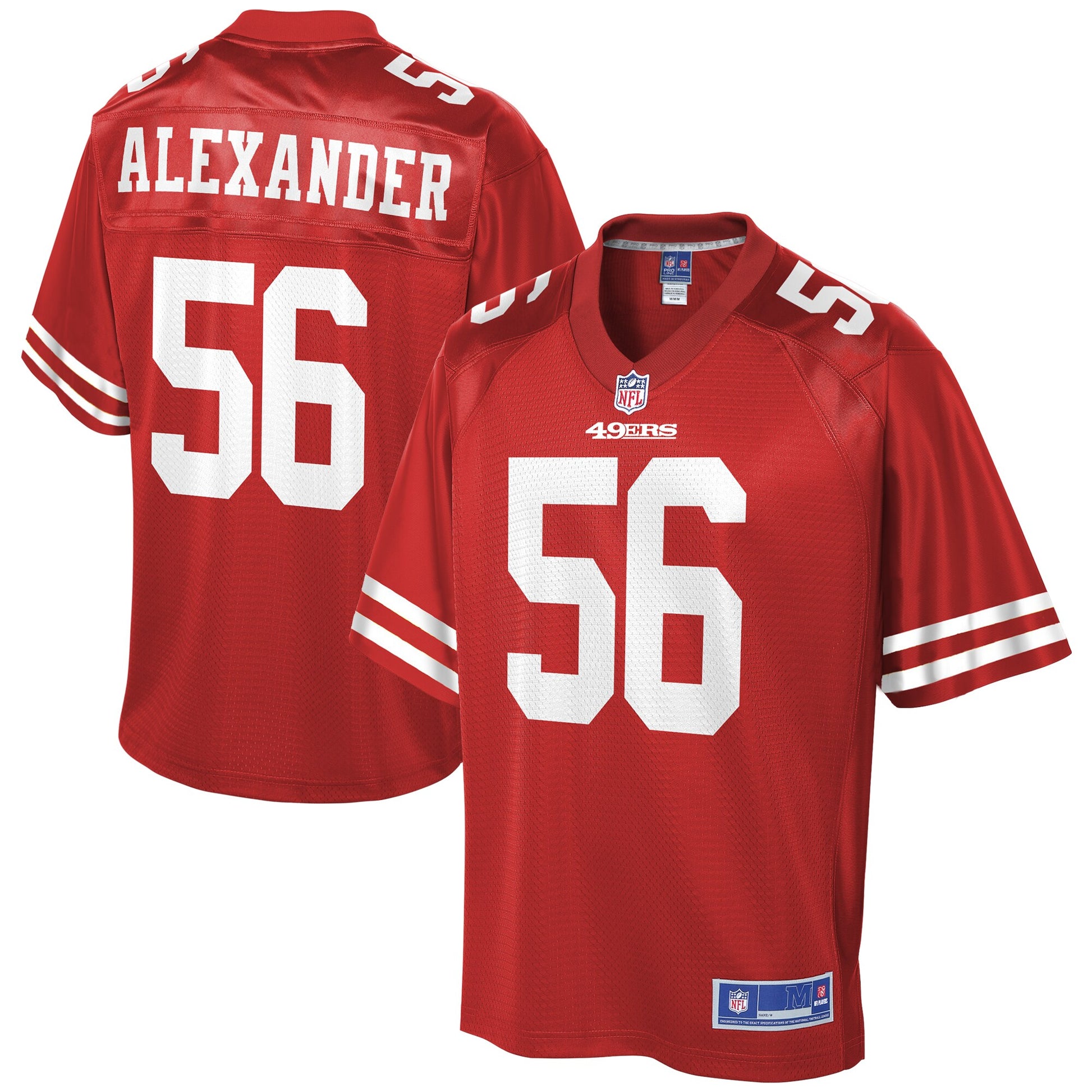 San Francisco 49ers Kwon Alexander 1970 Pro Line Scarlet Football Jersey product image