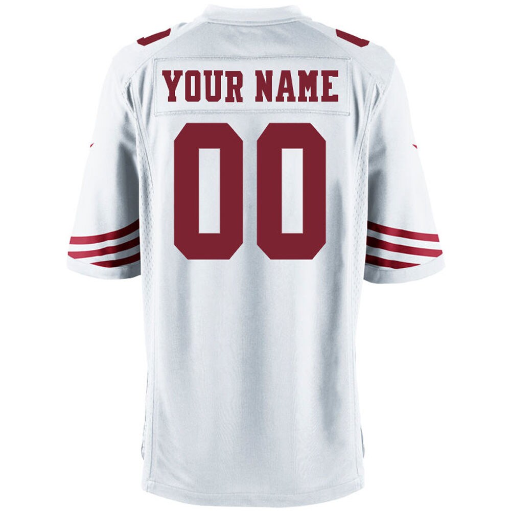 San Francisco 49ers Customized 1949 Game White Football Jersey product image