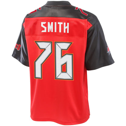 Tampa Bay Buccaneers Donovan Smith Pro Line Big & Tall Red Football Jersey product image