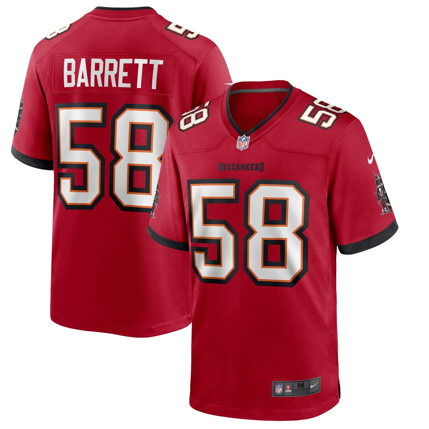 Tampa Bay Buccaneers Shaquil Barrett Game Red Football Jersey product image