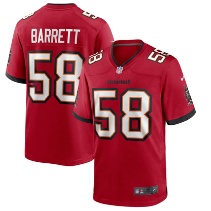Tampa Bay Buccaneers Shaquil Barrett Game Red Football Jersey product image