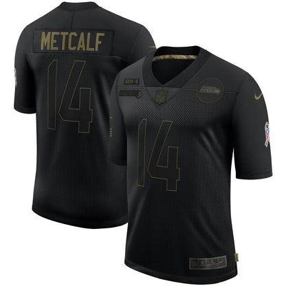 Seattle Seahawks 1979 Limited Salute To Service Black Football Jersey product image
