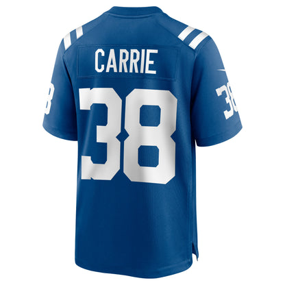 Indianapolis Colts T.j. Carrie Game Royal Football Jersey product image