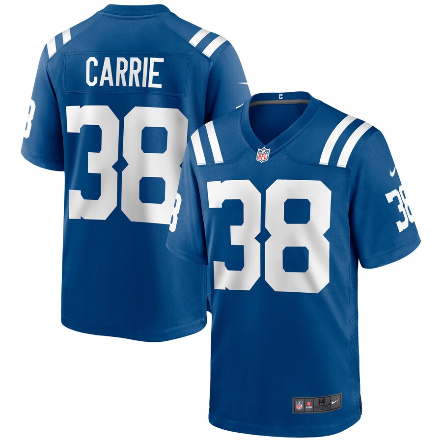 Indianapolis Colts T.j. Carrie Game Royal Football Jersey product image