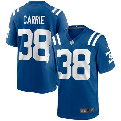 Indianapolis Colts T.j. Carrie Game Royal Football Jersey product image