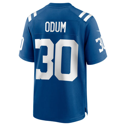 Indianapolis Colts George Odum Game Royal Football Jersey product image