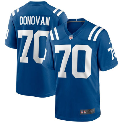 Indianapolis Colts Art Donovan Game Royal Football Jersey product image