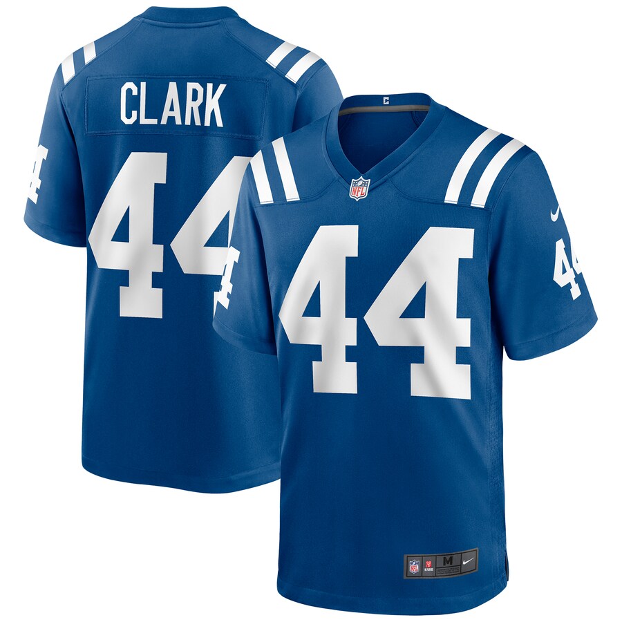 Indianapolis Colts Dallas Clark Game Royal Football Jersey product image