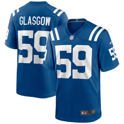 Indianapolis Colts Jordan Glasgow Game Royal Football Jersey product image