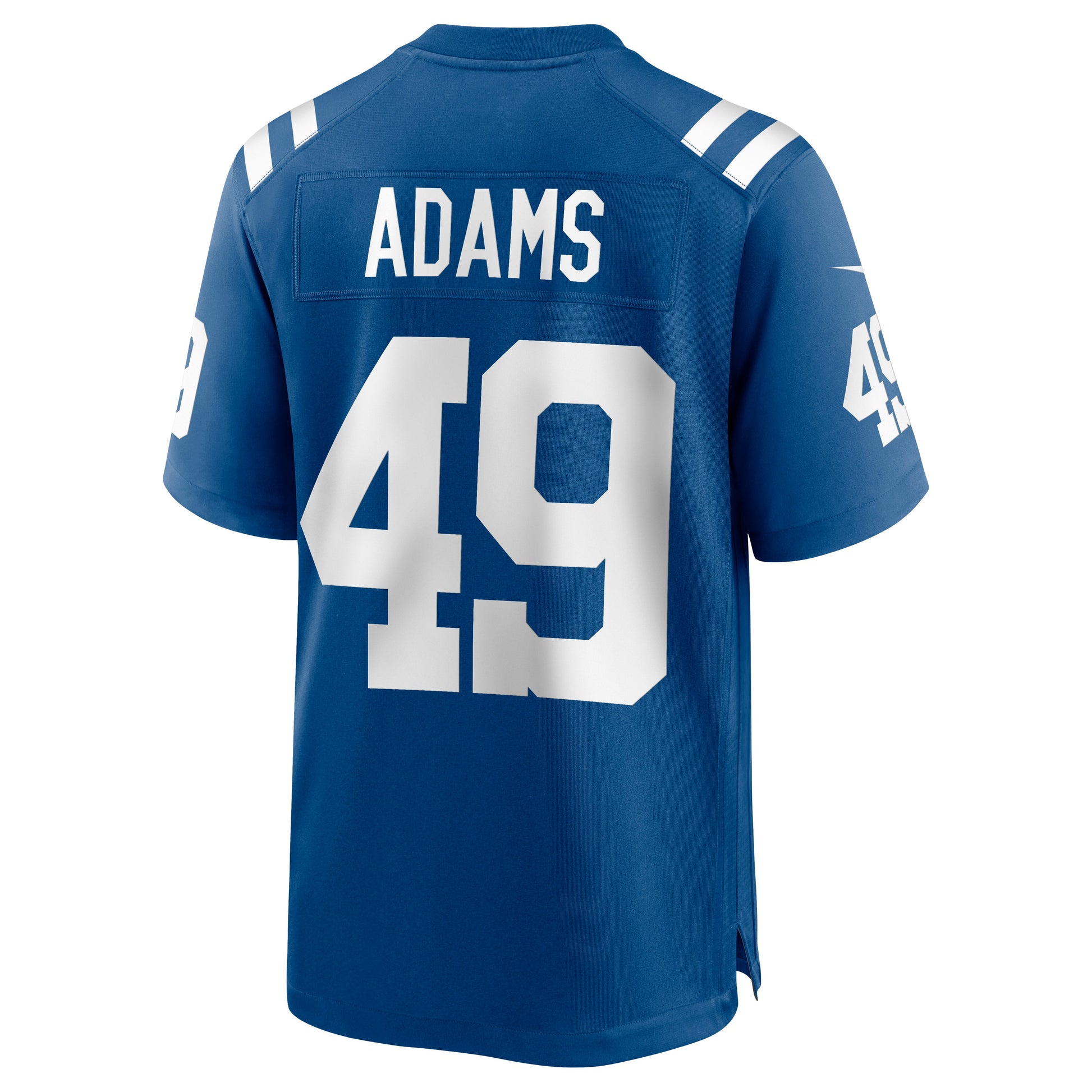 Indianapolis Colts Matthew Adams Game Royal Football Jersey product image