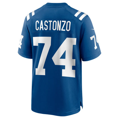 Indianapolis Colts Anthony Castonzo Game Royal Football Jersey product image
