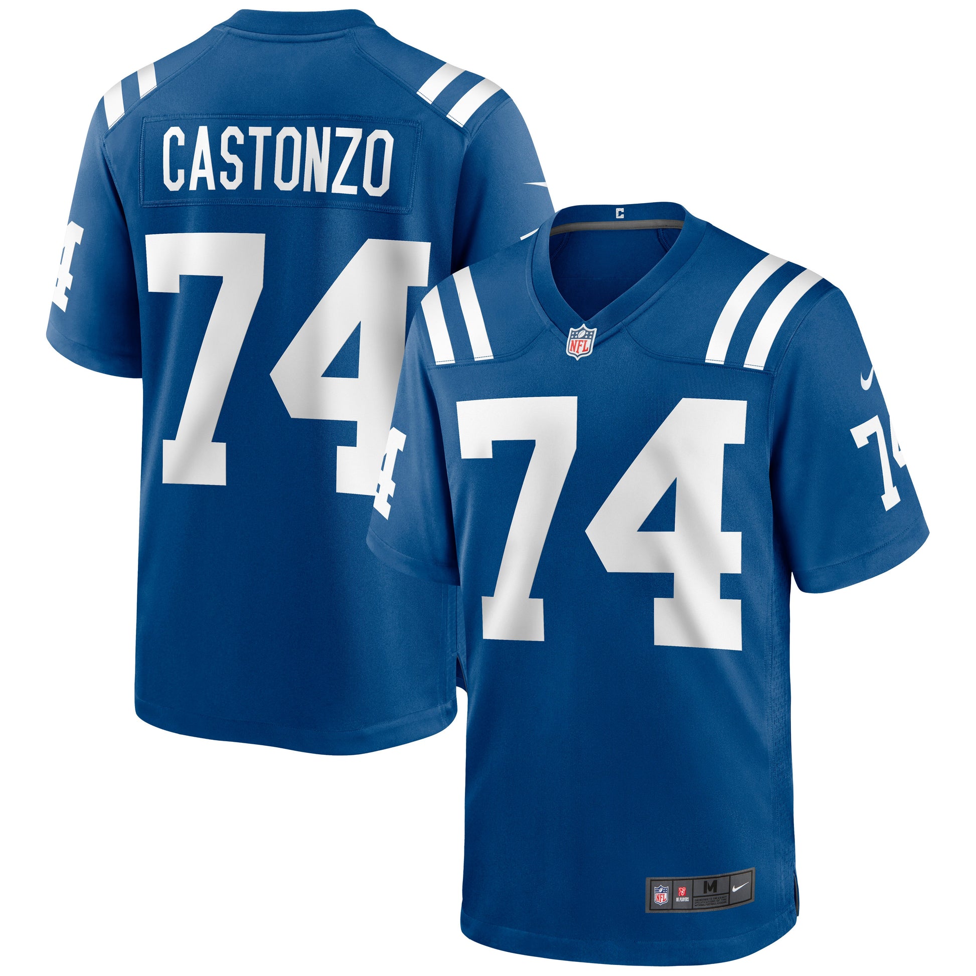 Indianapolis Colts Anthony Castonzo Game Royal Football Jersey product image