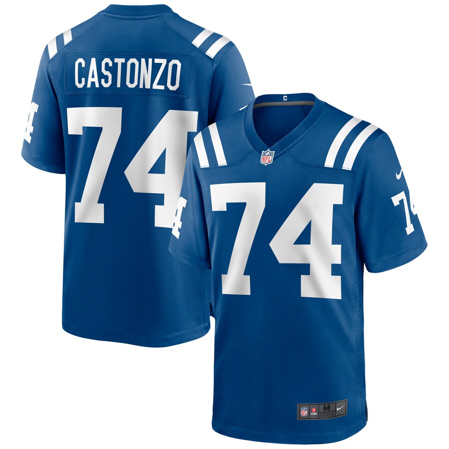 Indianapolis Colts Anthony Castonzo Game Royal Football Jersey product image