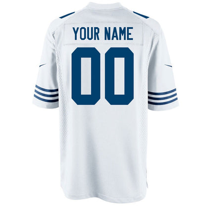 Indianapolis Colts Royal Customized Throwback Game Royal Football Jersey product image