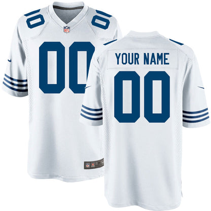 Indianapolis Colts Royal Customized Throwback Game Royal Football Jersey product image