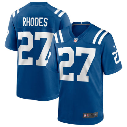Indianapolis Colts Xavier Rhodes Game Royal Football Jersey product image