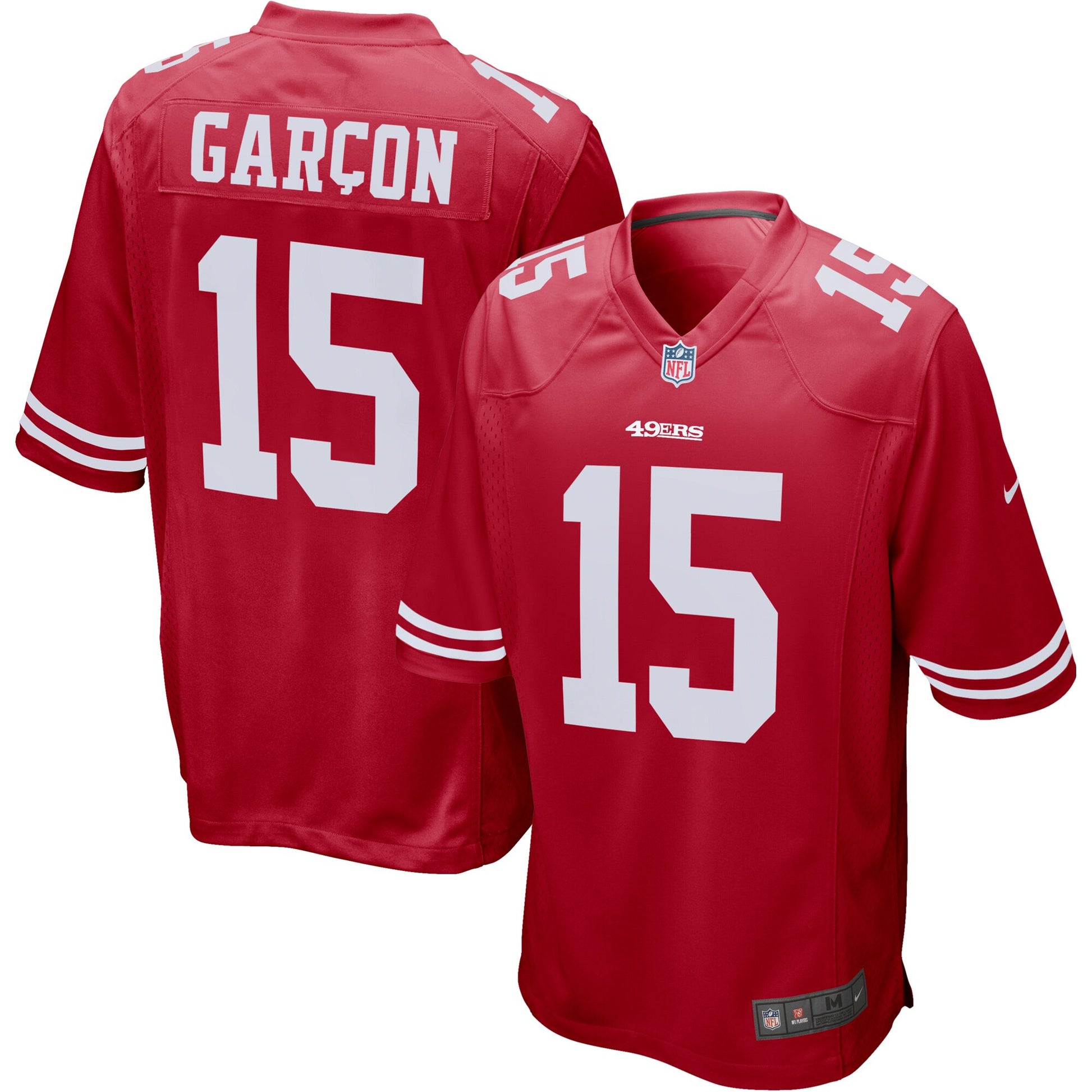 San Francisco 49ers Pierre Garcon 1972 Game Scarlet Football Jersey product image