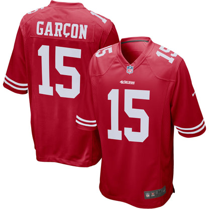 San Francisco 49ers Pierre Garcon 1972 Game Scarlet Football Jersey product image