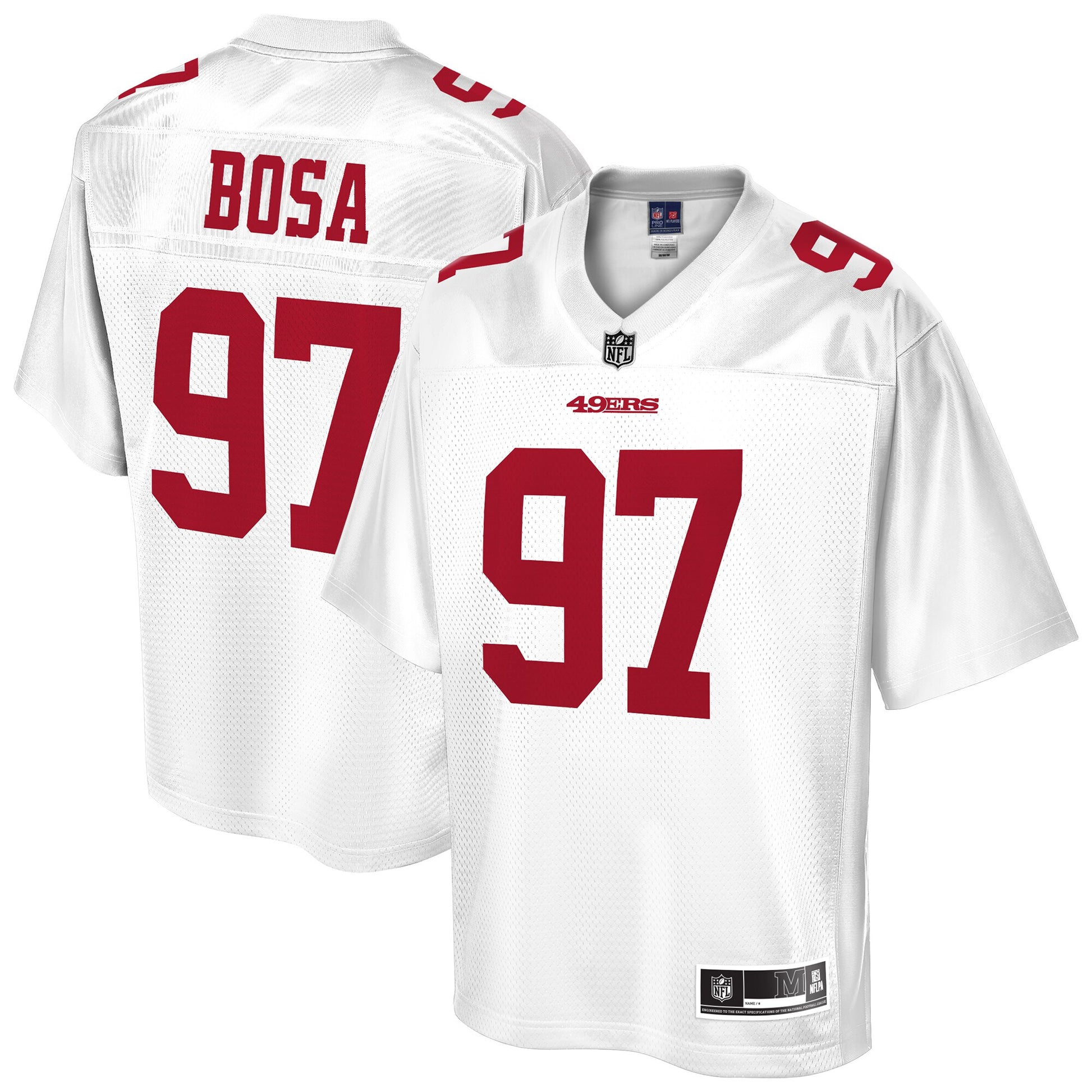 San Francisco 49ers Nick Bosa 1929 Pro Line White Football Jersey product image