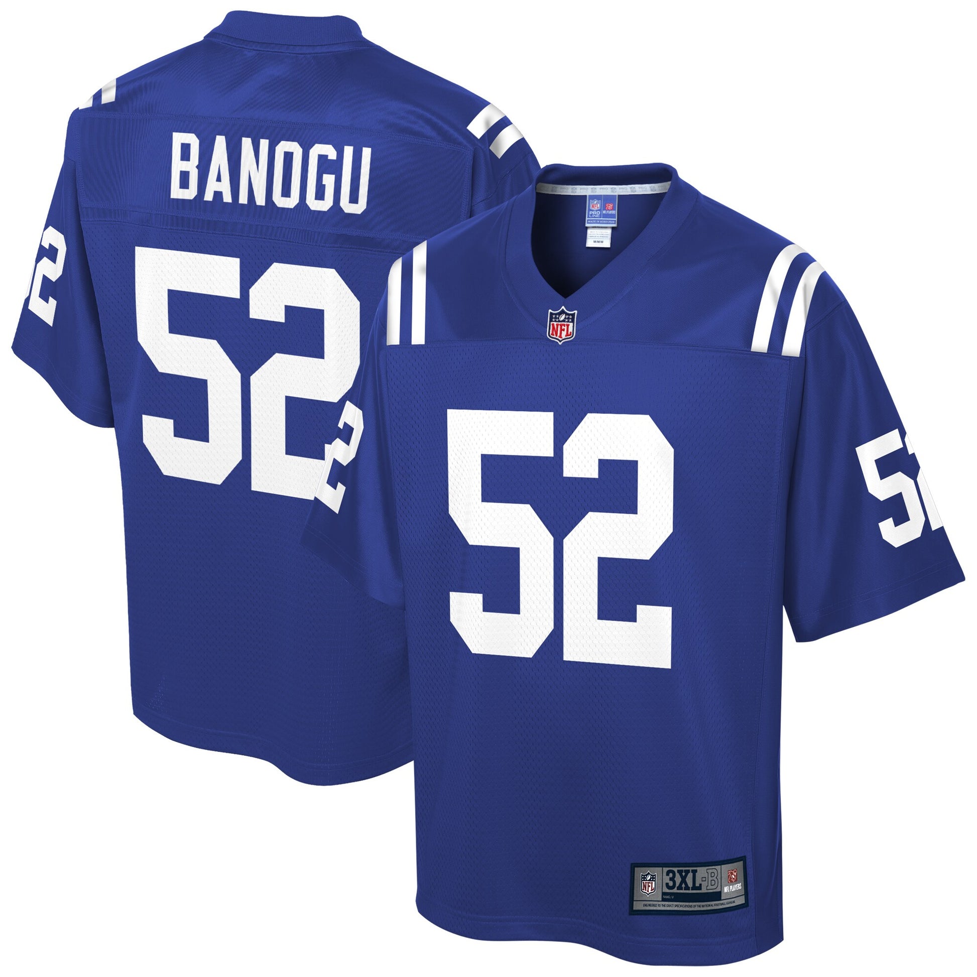 Indianapolis Colts Ben Banogu Pro Line Big & Tall Royal Football Jersey product image