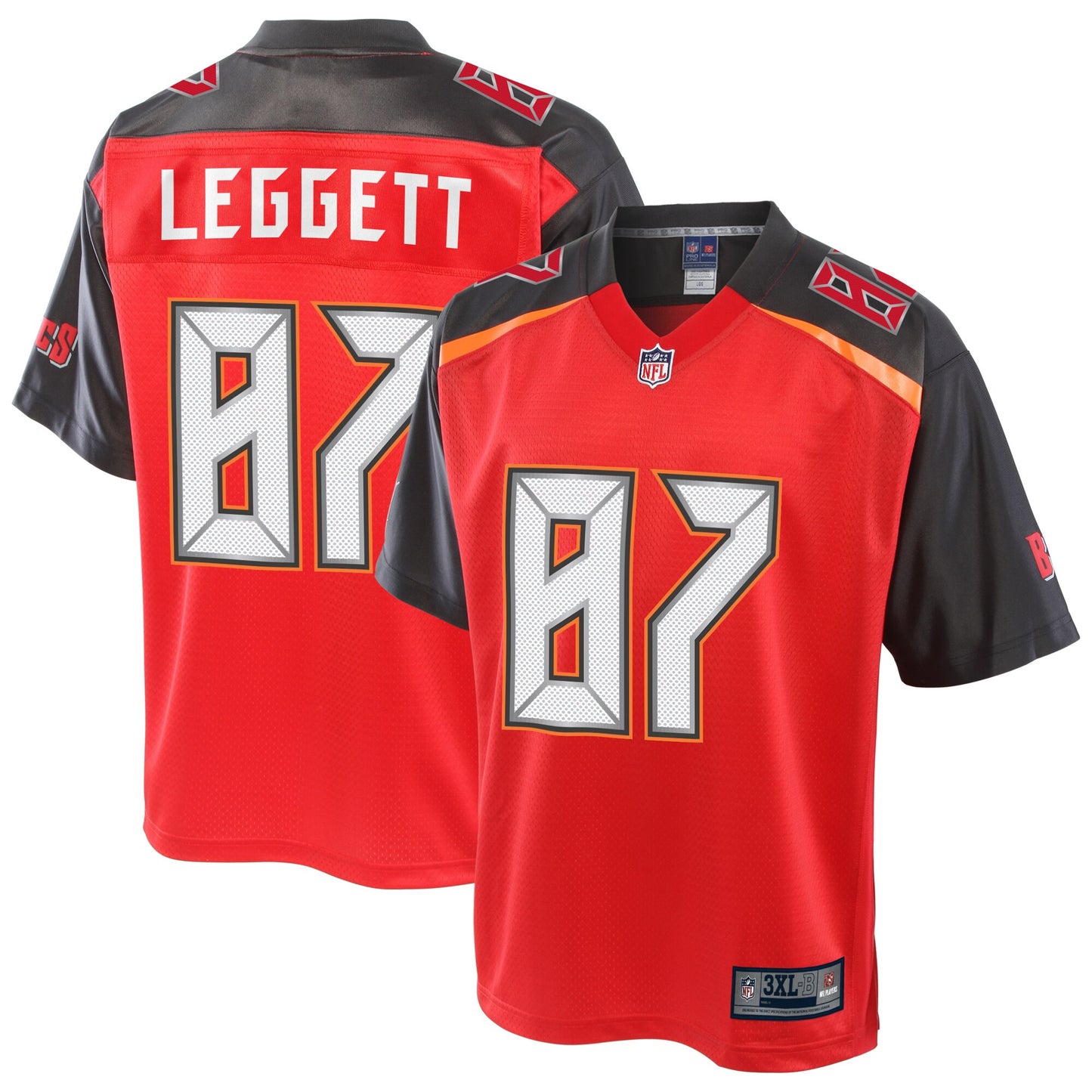 Tampa Bay Buccaneers Jordan Leggett Pro Line Big & Tall Red Football Jersey product image