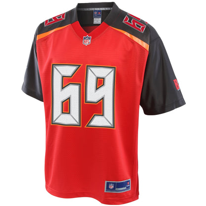 Tampa Bay Buccaneers Demar Dotson Pro Line Big & Tall Red Football Jersey product image